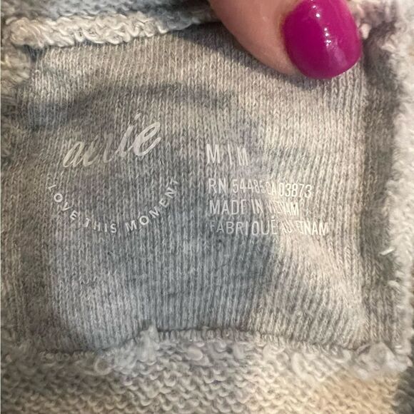 Aerie oversized off the shoulder v neck women's sweatshirt size medium - Picture 6 of 14